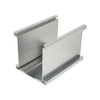 Solid Aluminum Extrusion Profile extruded Profiles U channel