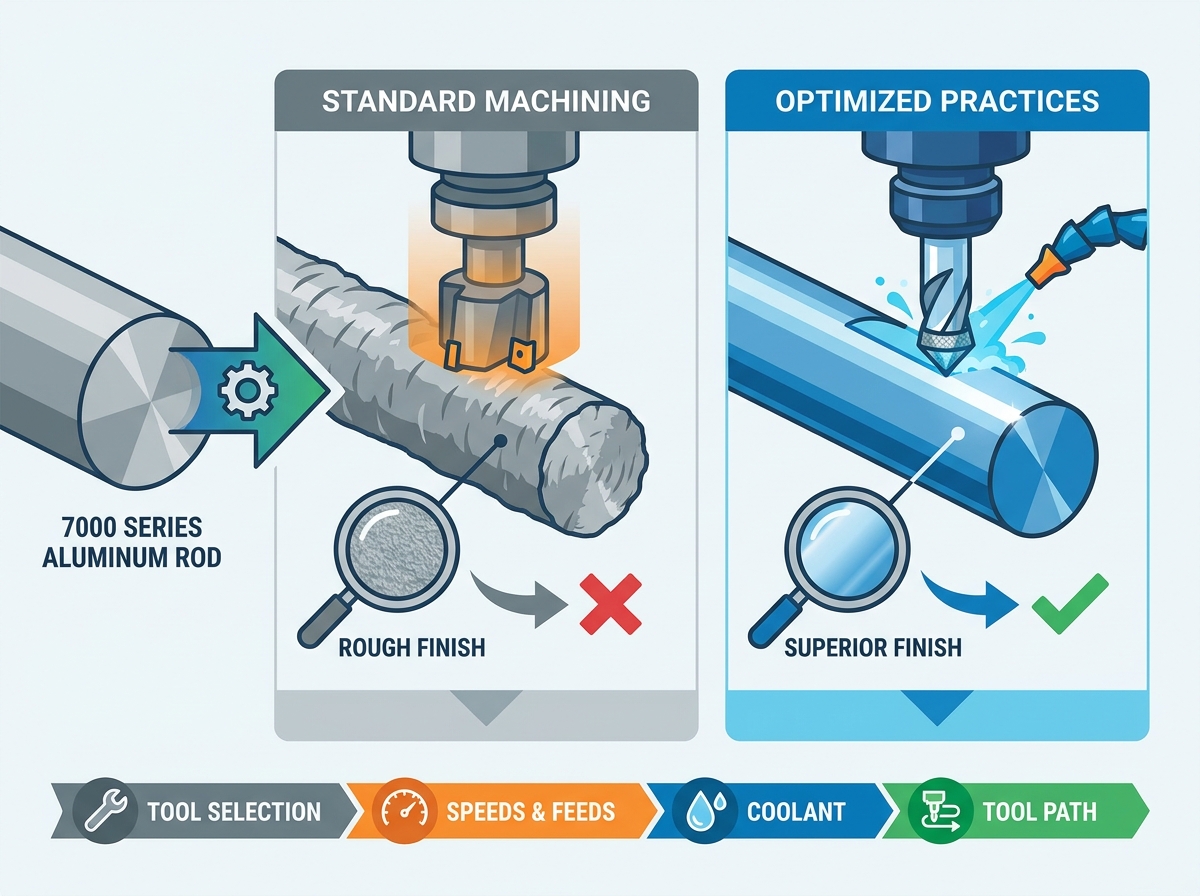 7000 series aluminum machining