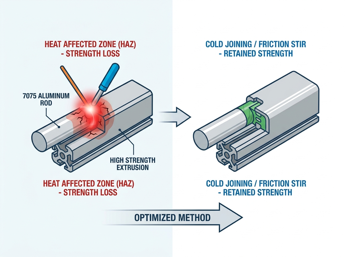 7000 series aluminum joining techniques and structural applications